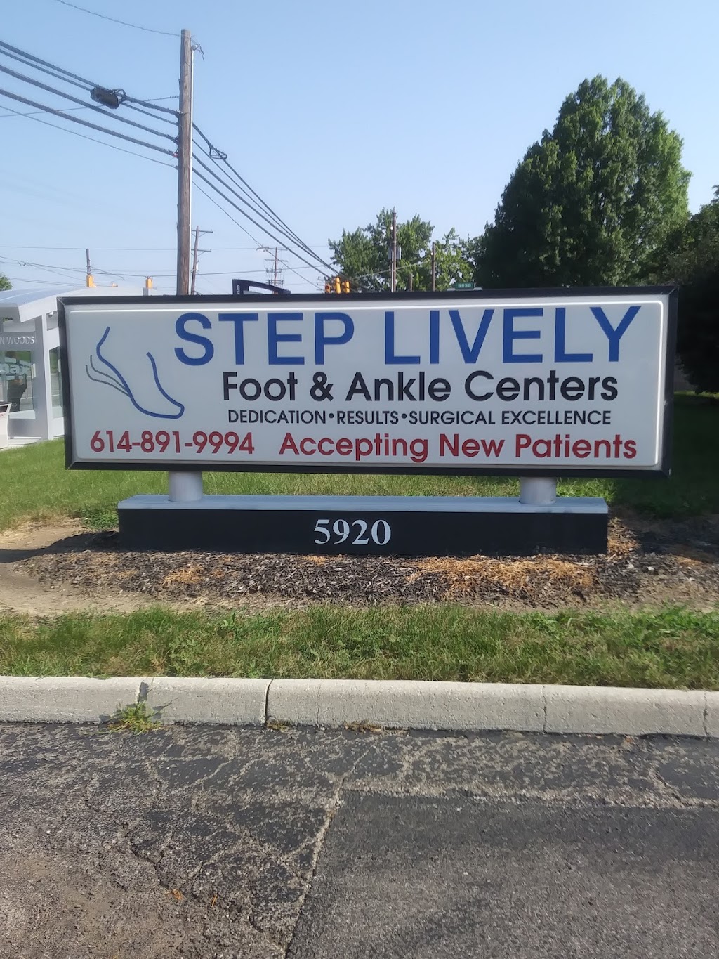 Step Lively Foot & Ankle Centers | 484 County Line Rd W #120, Westerville, OH 43082, USA | Phone: (614) 891-9994