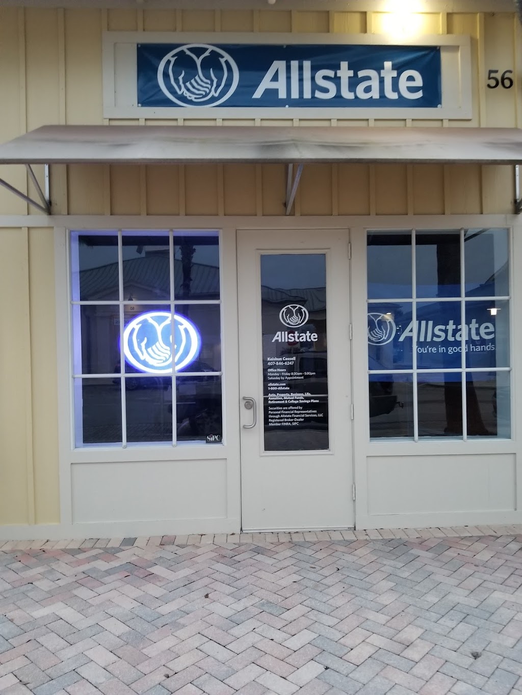 Keishun Cassell: Allstate Insurance | 56 Riley Rd, Celebration, FL 34747, USA | Phone: (407) 846-6247