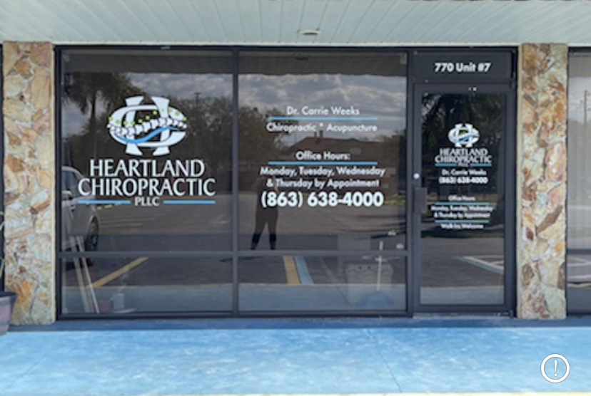 Heartland Chiropractic PLLC | 770 N Scenic Hwy Suite 7, Babson Park, FL 33827, USA | Phone: (863) 638-4000