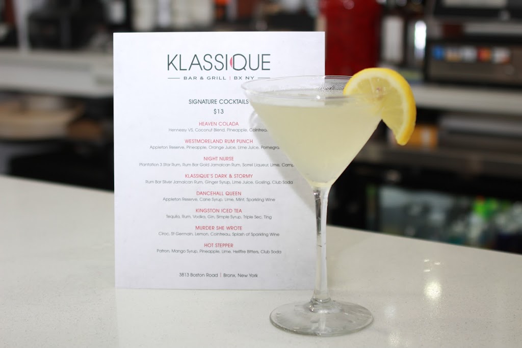 Klassique Bar & Restaurant | 3813 Boston Rd, Bronx, NY 10466, USA | Phone: (718) 654-3222