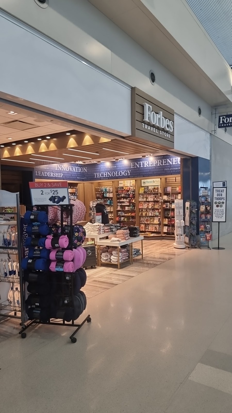 Forbes Travel Store | McNamara Terminal, Between Gates A53 and A55, Worldgateway Pl, Detroit, MI 48242, USA | Phone: (734) 720-1255