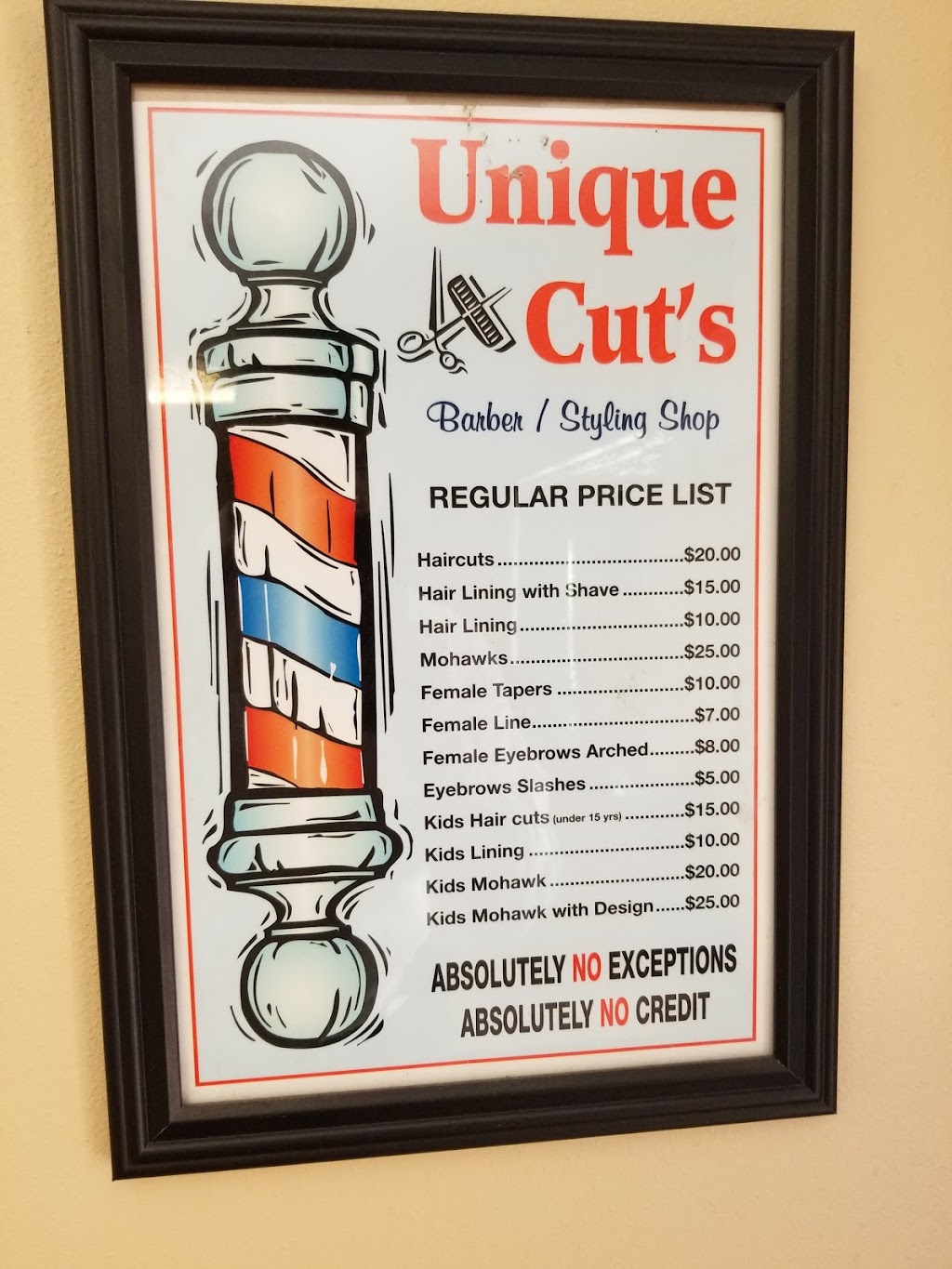 Unique Cuts | 1730 Reverend Richard Wilson Dr, Kenner, LA 70062, USA | Phone: (504) 712-1021