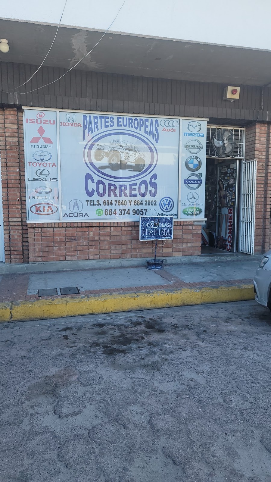 Partes Europeas Correos | Blvd. Agua Caliente 105-14, Zona Centro, 22000 Tijuana, B.C., Mexico | Phone: 664 684 2902