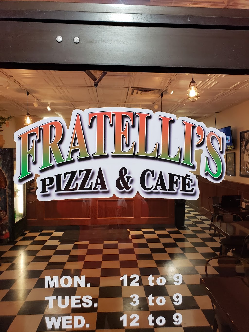 Fratellis Pizza and Cafe | 5327 Village Market, Wesley Chapel, FL 33545, USA | Phone: (813) 991-1118