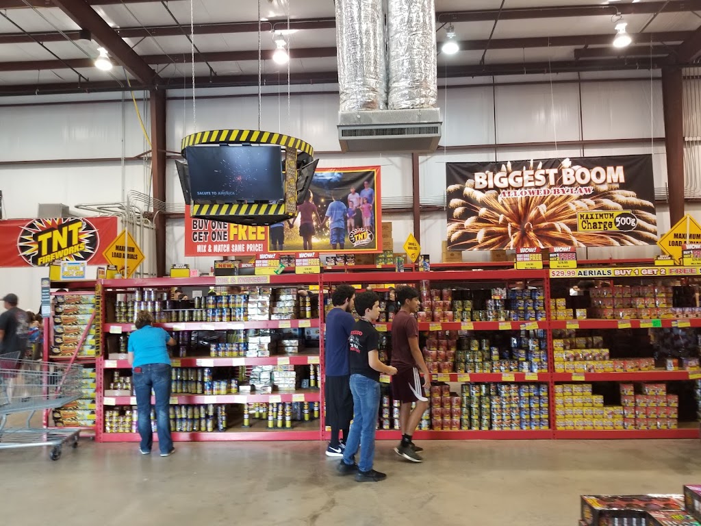 TNT Fireworks Supercenter - Mustang | 2403 E State Hwy 152, Mustang, OK 73064, USA | Phone: (405) 745-7671