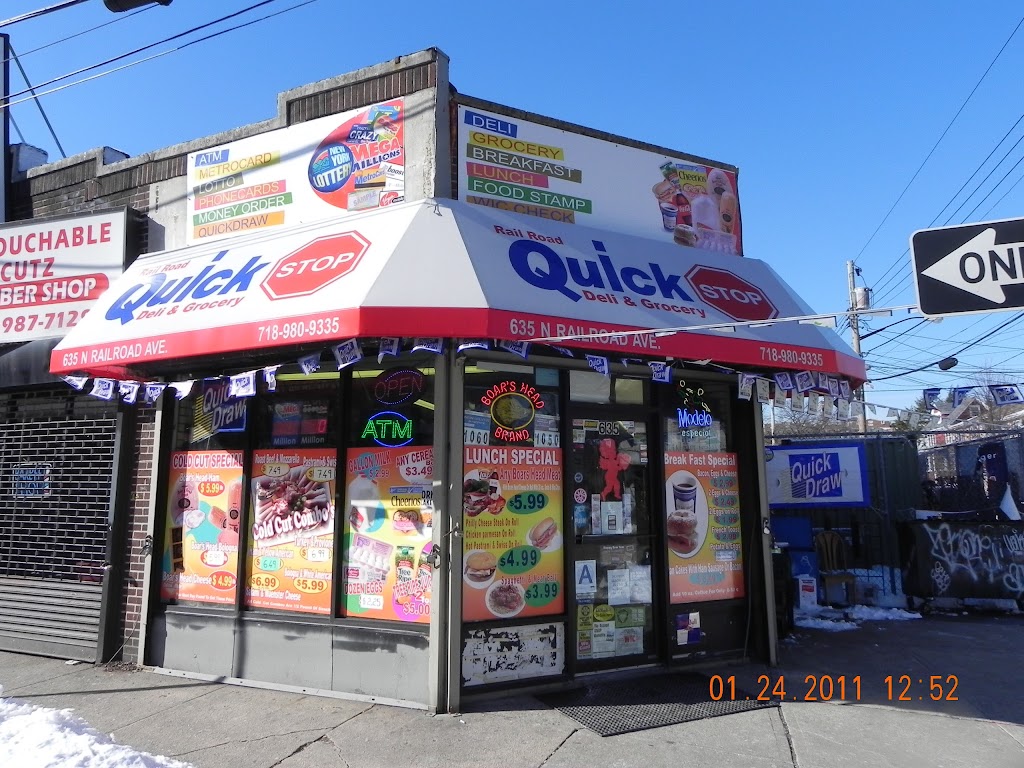 Railroad Quickstop | 635 N Railroad Ave, Staten Island, NY 10304, USA | Phone: (917) 719-1882