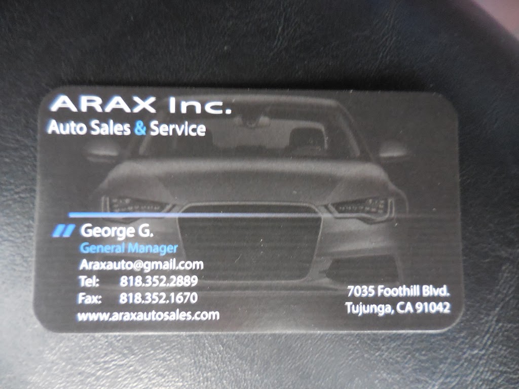 Arax Inc | 7035 Foothill Blvd #2714, Tujunga, CA 91042, USA | Phone: (818) 352-2889