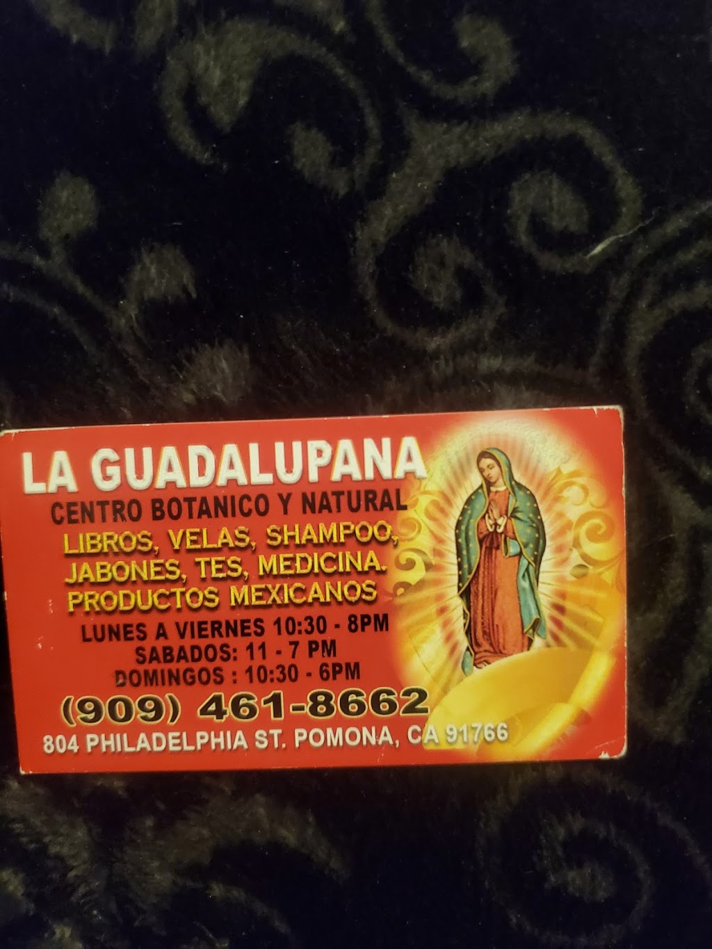 la guadalupana botanica | 804 Philadelphia St, Pomona, CA 91766, USA | Phone: (909) 461-8662