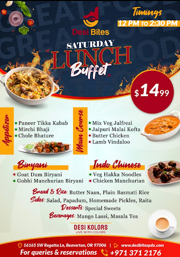 Desi Bites | 16165 SW Regatta Ln #300, Beaverton, OR 97006, United States | Phone: (971) 371-2176