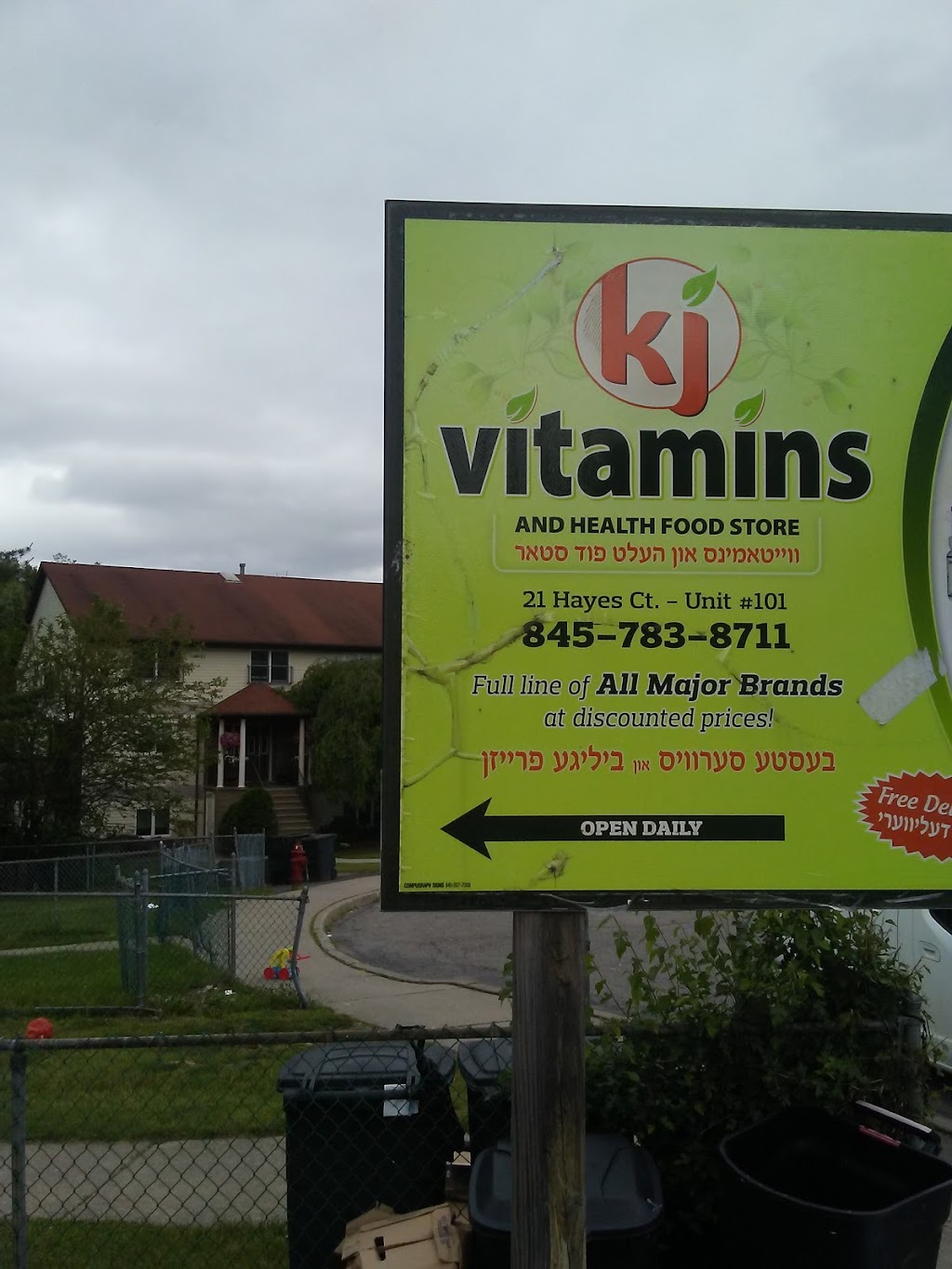 KJ Vitamins | 21 Hayes Ct #101, Kiryas Joel, NY 10950, USA | Phone: (845) 783-8711