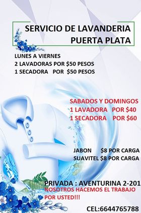 SERVICIO DE LAVANDERIA PUERTA PLATA | Av. Titanio, 22725 Tijuana, B.C., Mexico | Phone: 664 476 5788