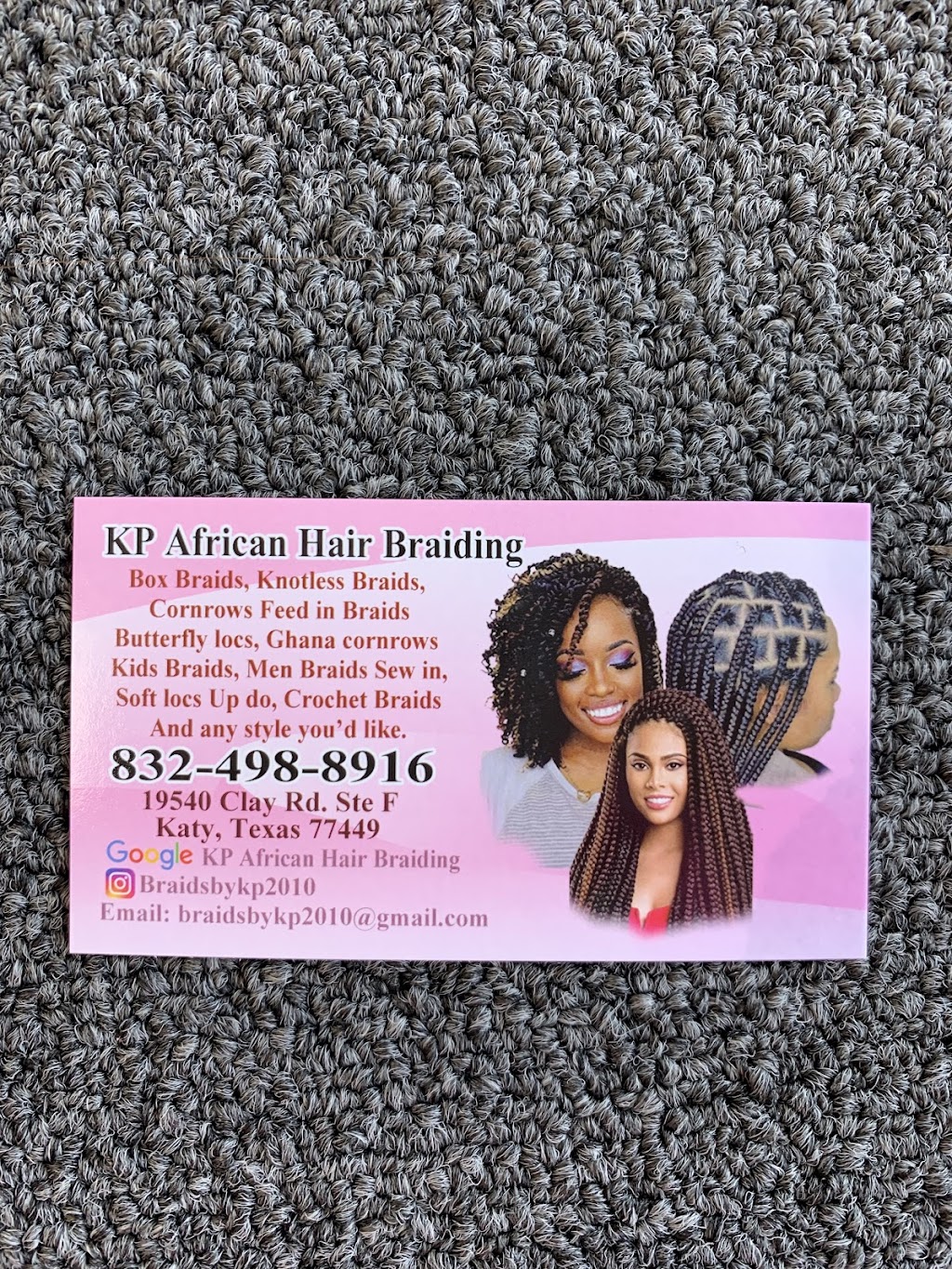 KP African Hair Braiding | 19540 Clay Rd Suite F, Katy, TX 77449, USA | Phone: (832) 498-8916