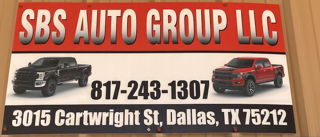 SBS AUTO GROUP LLC. | 3015 Cartwright St, Dallas, TX 75212, USA | Phone: (817) 658-9961