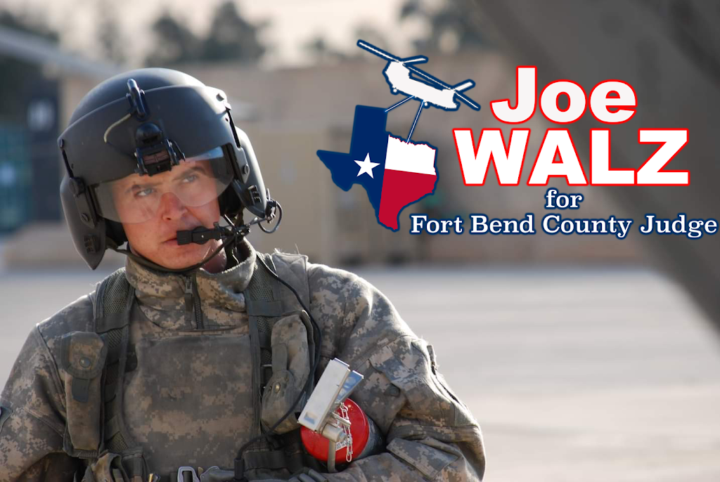 Joe Walz for County Judge | 1115 Honey Rose Ct, Richmond, TX 77406, USA | Phone: (877) 563-2022