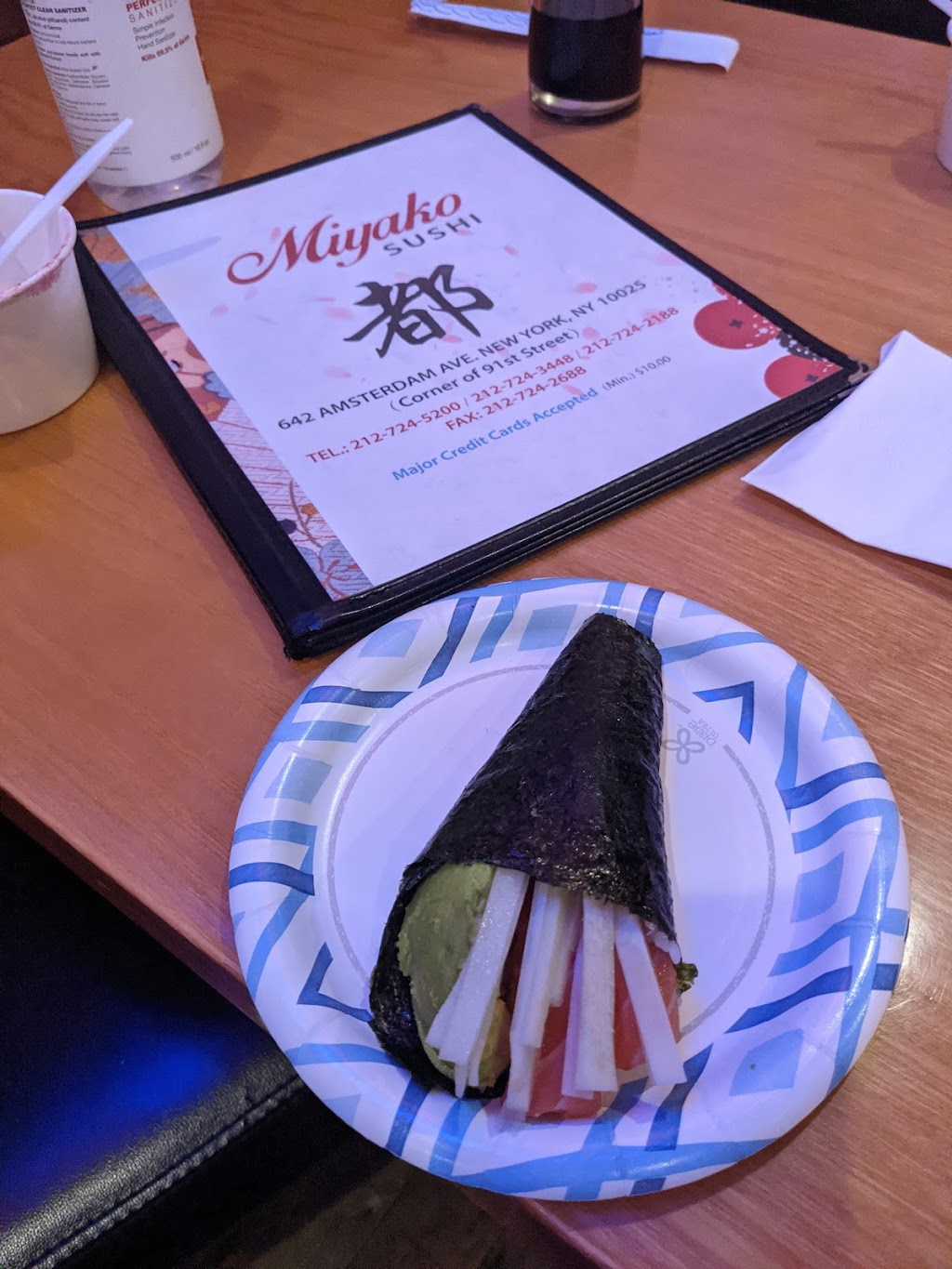 Miyako Sushi | 642 Amsterdam Ave, New York, NY 10025, USA | Phone: (212) 724-5200