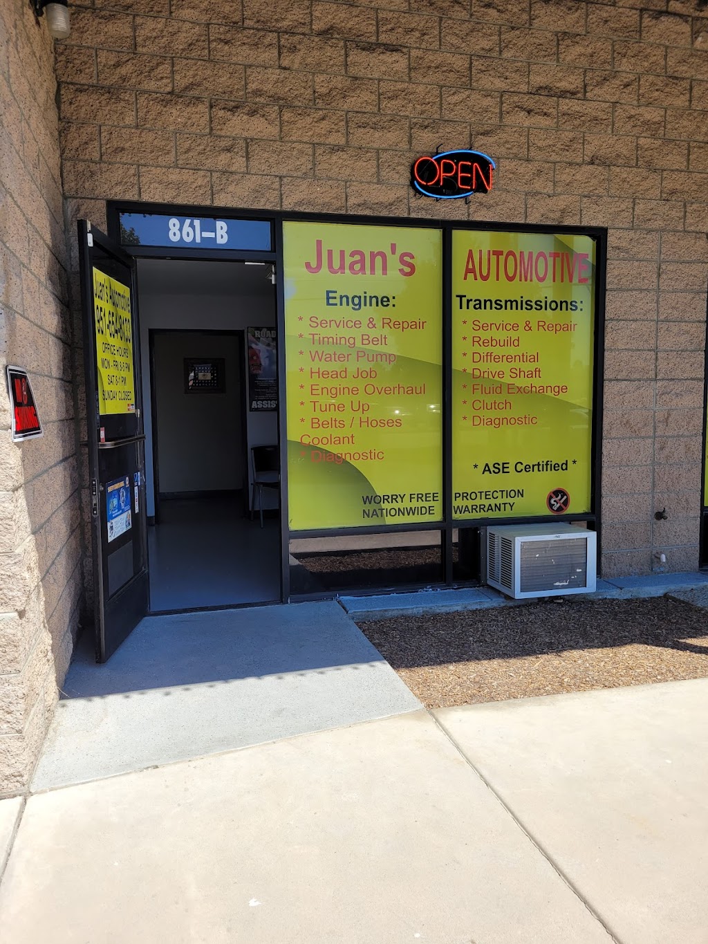 Juans Automotive | 861 N Ramona Blvd STE C, San Jacinto, CA 92582, USA | Phone: (951) 654-8133