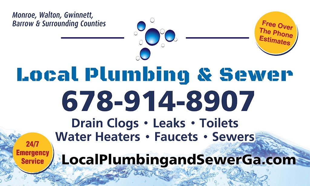 Local Plumbing & Sewer | Loganville, GA 30052, USA | Phone: (678) 914-8907