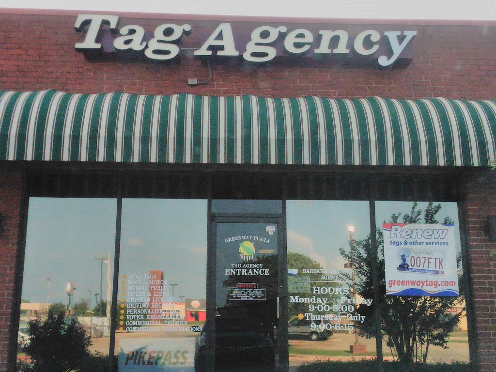 Greenway Plaza Tag Agency | 11721 S Western Ave, Oklahoma City, OK 73170, USA | Phone: (405) 691-8700