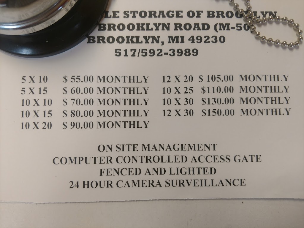 Affordable Storage of Brooklyn, LLC | 12011 Brooklyn Rd, Brooklyn, MI 49230, USA | Phone: (517) 592-3439