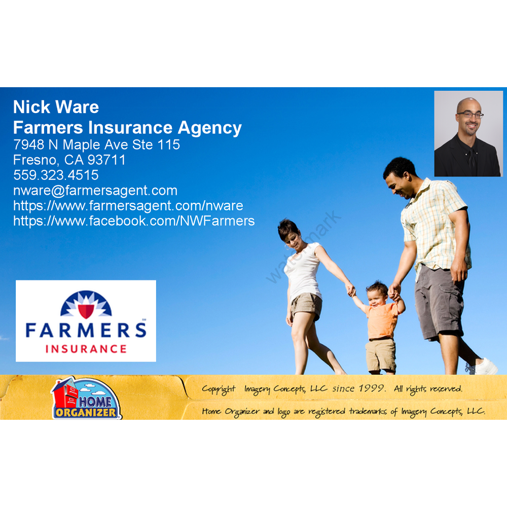 Nick Ware, Farmers Insurance Agency | 7948 N Maple Ave #115, Fresno, CA 93720, USA | Phone: (559) 323-4515