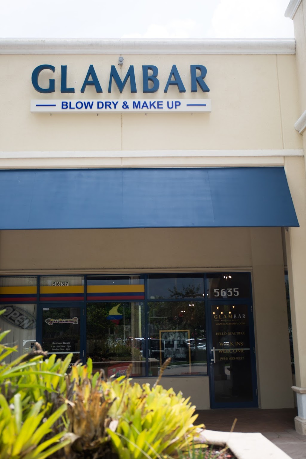 Glambar Blow Dry And Makeup Bar | 5635 Coral Ridge Dr, Coral Springs, FL 33076, USA | Phone: (954) 688-9837