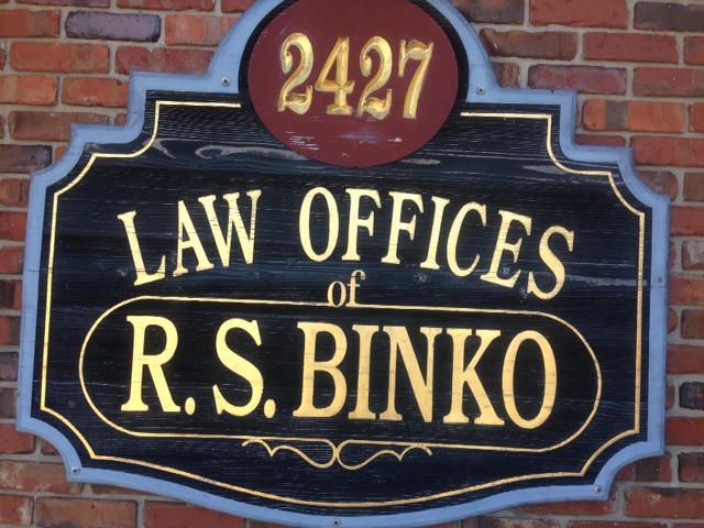 Law Offices of Richard S. Binko | 2427 William St, Buffalo, NY 14206, USA | Phone: (716) 895-5500