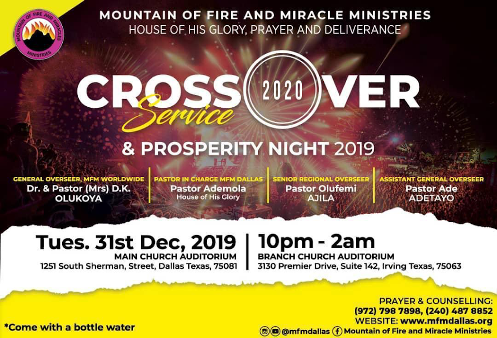 Mountain Of Fire & Miracles Ministries Irving Texas | 3150 Premier Dr #142, Irving, TX 75063, USA | Phone: (240) 487-8852