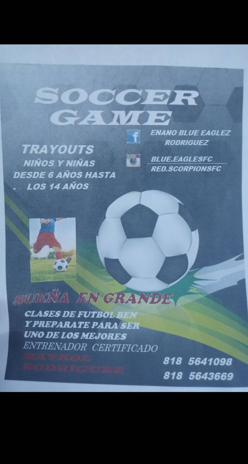 Academy de futbol blue eagles y red scorpions | 7307 Variel Ave #1, Canoga Park, CA 91303, USA | Phone: (818) 564-1098