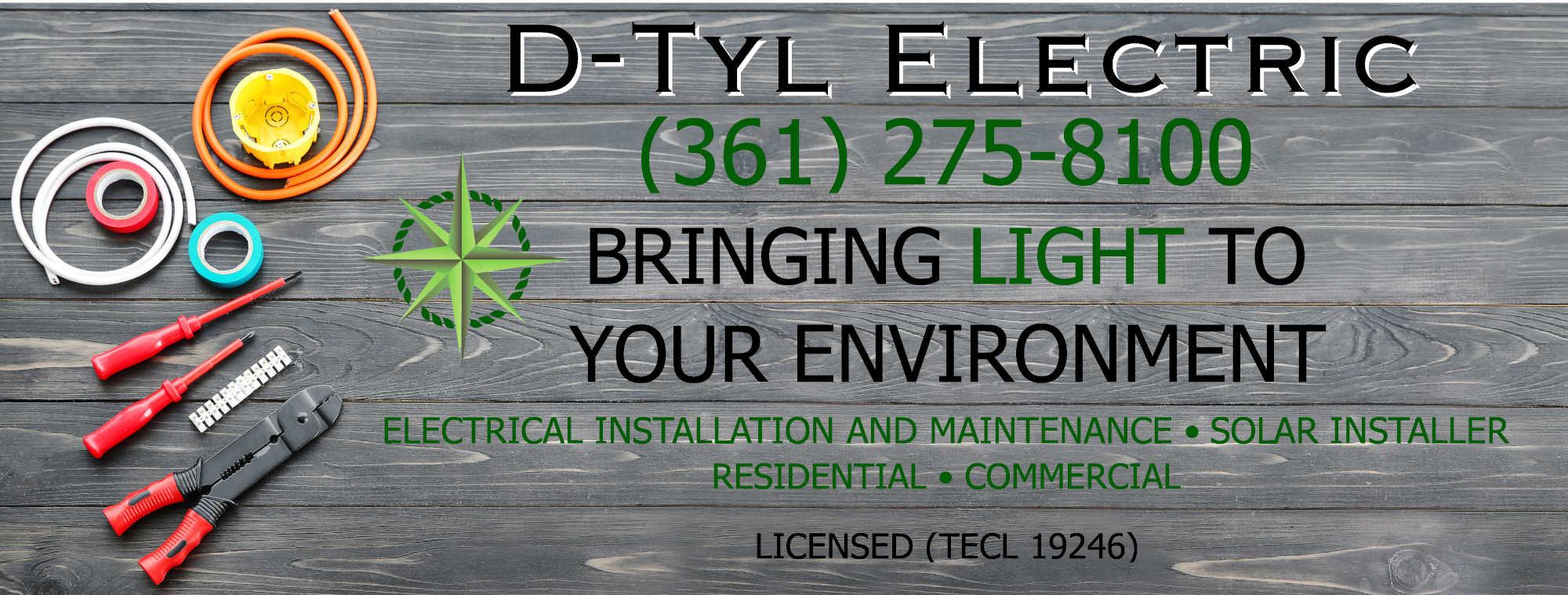 D-Tyl Electric | 107 E Prairie St, Cuero, TX 77954, United States | Phone: (361) 275-8100