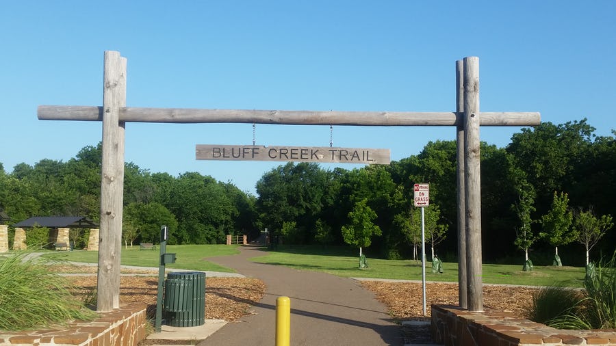 Bluff Creek Park | 11301 N Meridian Ave, Oklahoma City, OK 73120, USA | Phone: (405) 837-7995