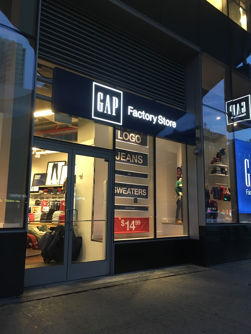 Gap Factory | 4211 Broadway STE W1.1, New York, NY 10033, USA | Phone: (212) 543-1019