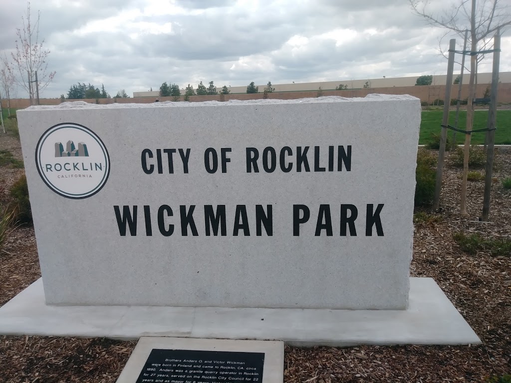 Wickman Park | Monroe Ct, Rocklin, CA 95765, USA | Phone: (916) 625-5000