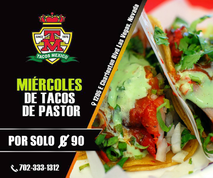 Tacos Mexico | 1800 S Las Vegas Blvd, Las Vegas, NV 89104, USA | Phone: (702) 444-2288