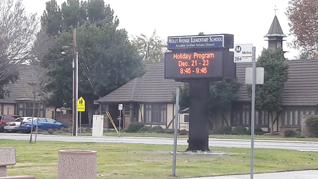Holly Avenue Elementary School | 360 W Duarte Rd, Arcadia, CA 91007, USA | Phone: (626) 821-8355