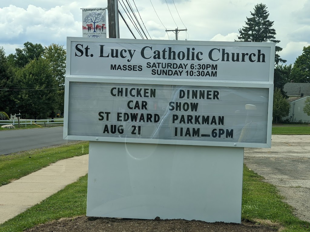 St Lucys Mission | 16280 E High St, Middlefield, OH 44062, USA | Phone: (440) 548-3812