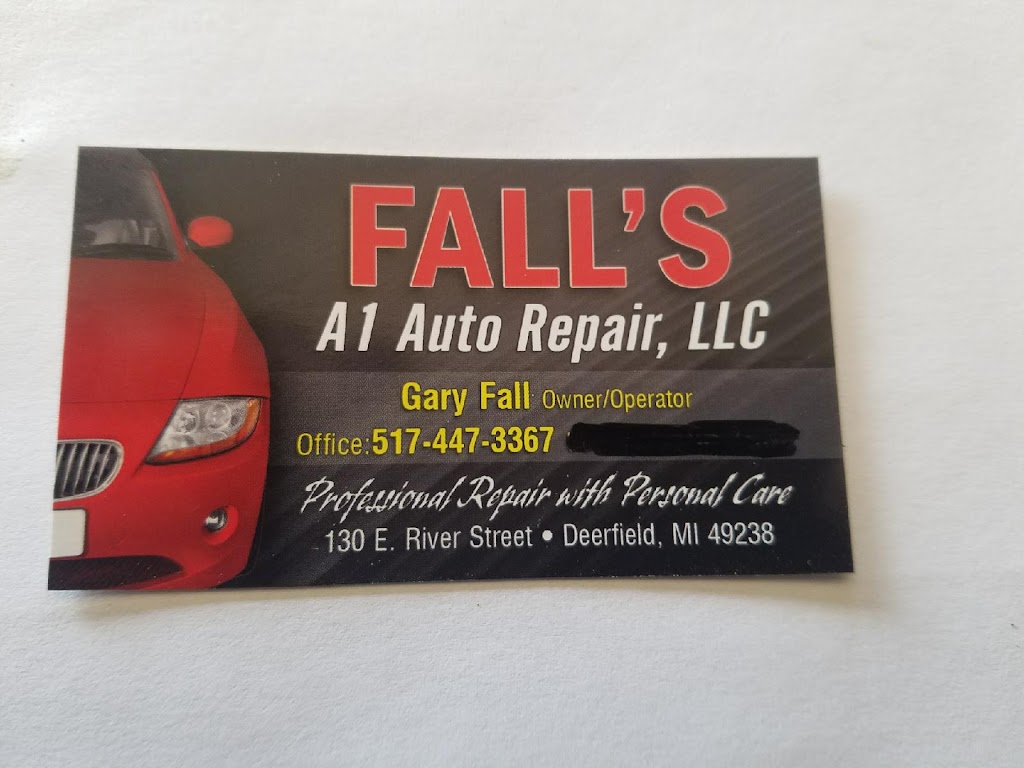 Falls A 1 Auto Repair LLC | 130 E River St #9718, Deerfield, MI 49238 | Phone: (517) 447-3367