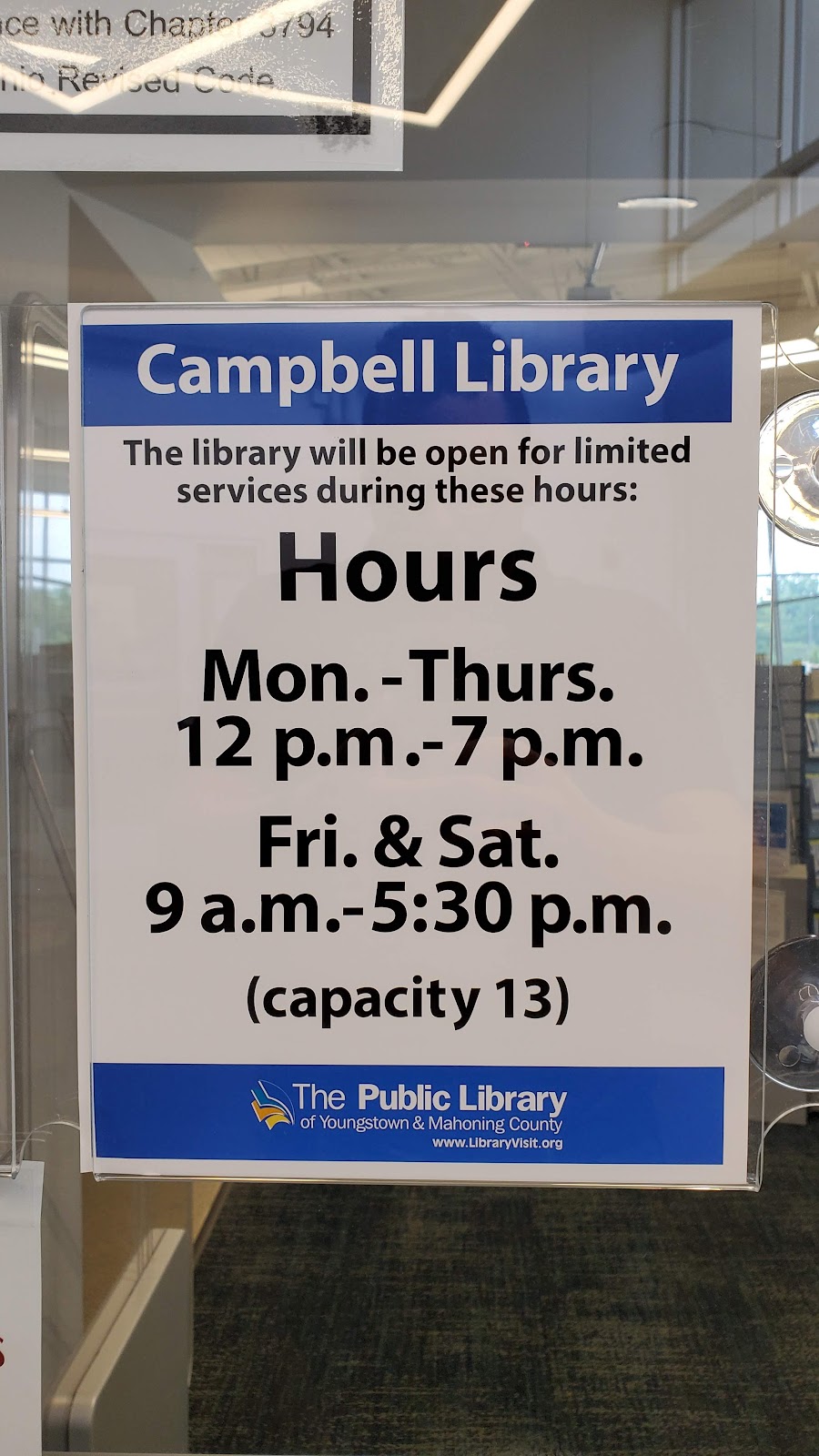 Campbell Library | 436 Struthers Coitsville Rd, Lowellville, OH 44436, USA | Phone: (330) 744-8636