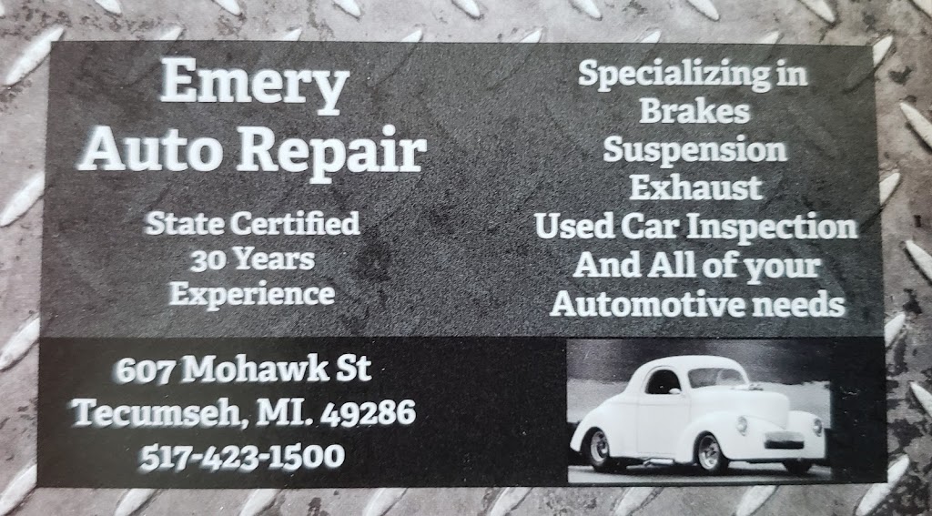 Emery Auto Repair | Photo 3 of 6 | Address: 607 Mohawk Rd, Tecumseh, MI 49286, USA | Phone: (517) 423-1500