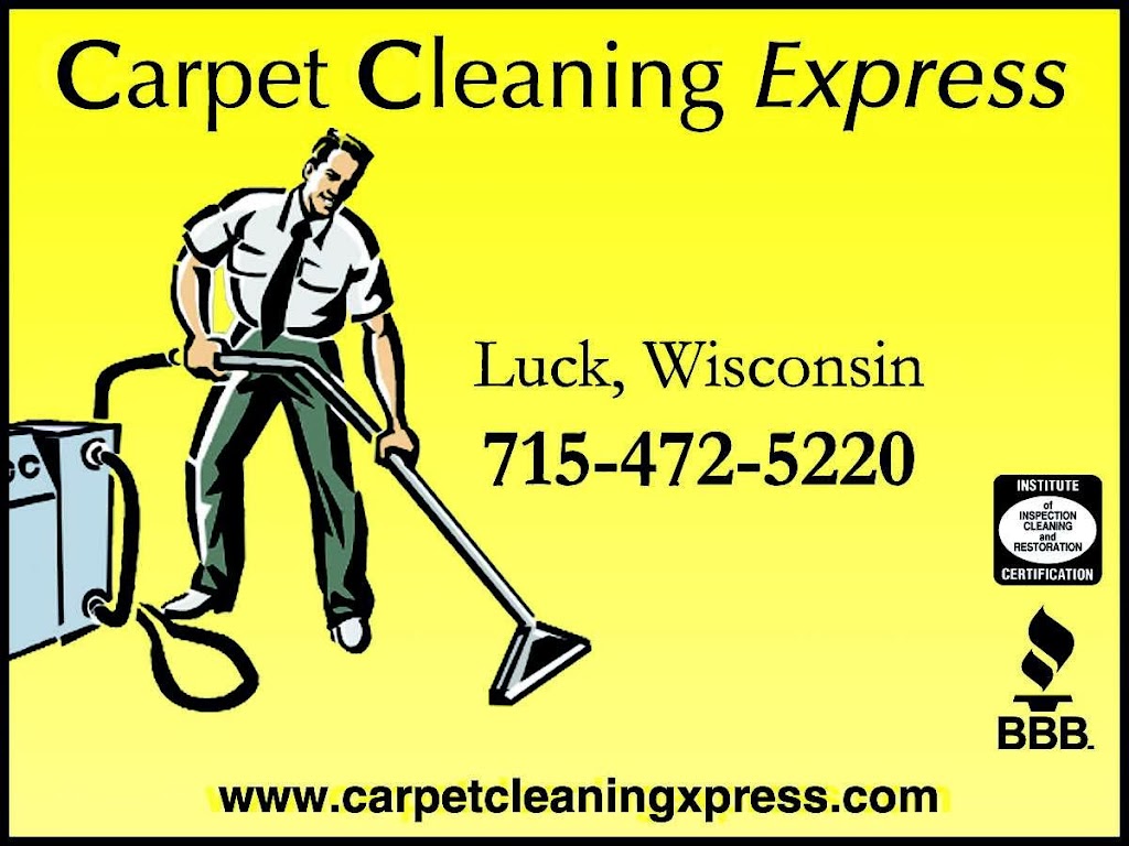 Carpet Cleaning Express | 2386 120th St, Luck, WI 54853, USA | Phone: (715) 472-5220