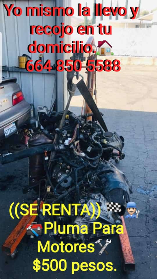 Renta Pluma hidráulica motores | C. Petunia 9029, La Morita, 22245 Tijuana, B.C., Mexico | Phone: 664 850 5588