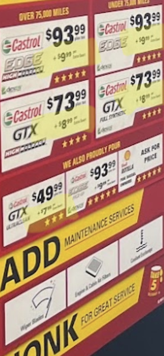 Take 5 Oil Change | 2 W Golf Rd, Schaumburg, IL 60195, USA | Phone: (630) 283-1526