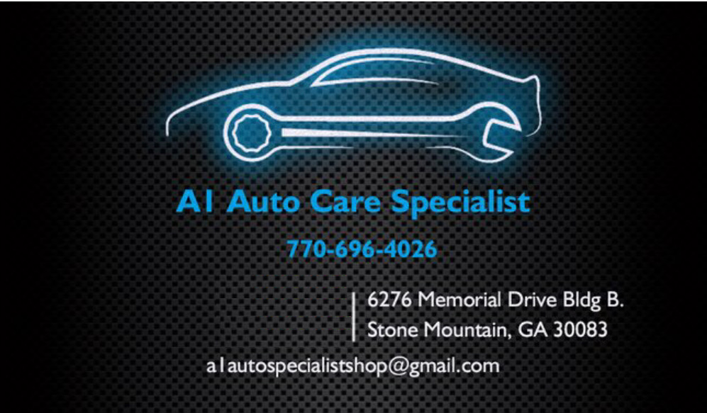 A1 Auto Care Specialist | 6276 Memorial Dr Building B, Stone Mountain, GA 30083 | Phone: (770) 696-4026