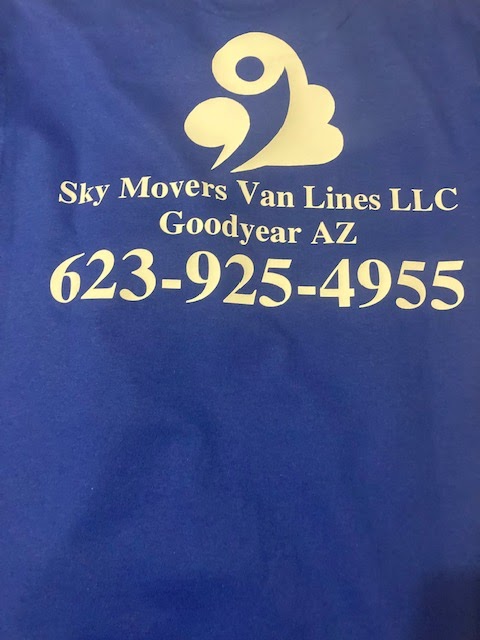 sky movers van lines llc. | 16794 W Fillmore St, Goodyear, AZ 85338, USA | Phone: (623) 925-4955