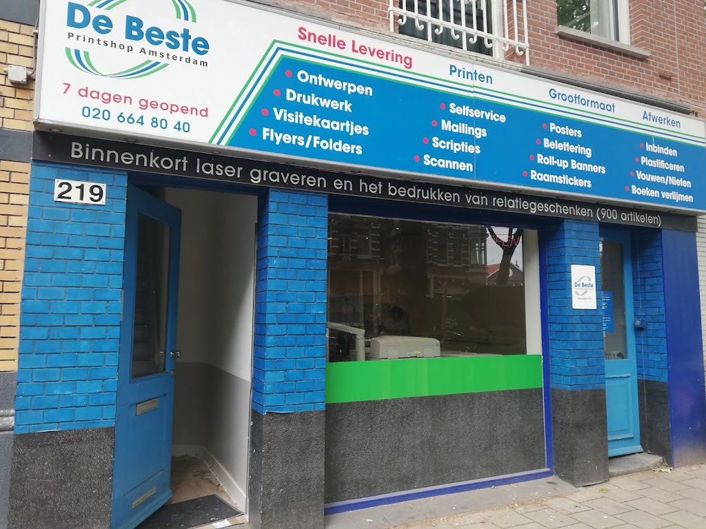 De Beste Print Amsterdam | Ceintuurbaan 219, 1074 CW Amsterdam, Netherlands | Phone: 020 664 8040