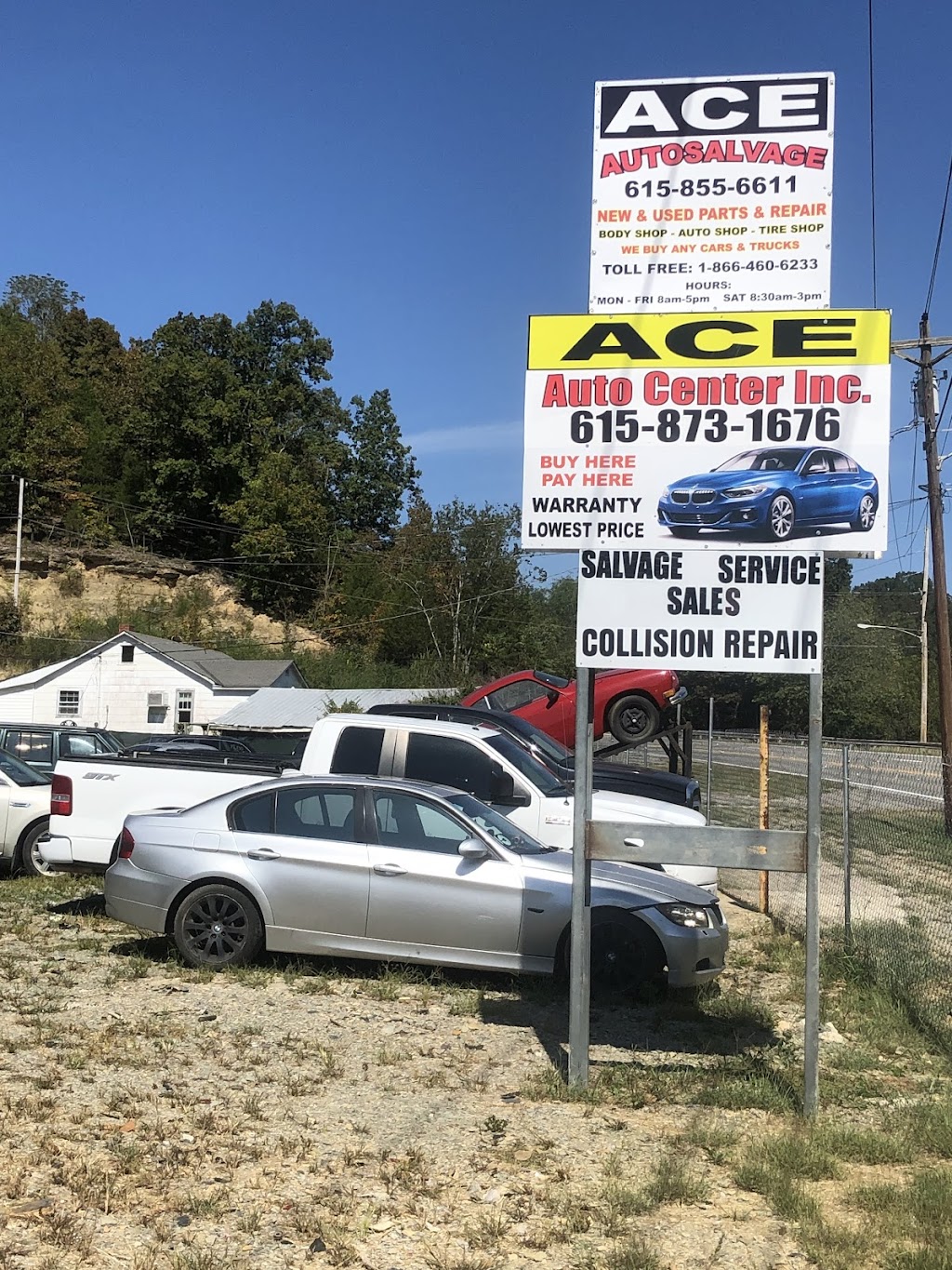 Ace Auto Salvage | 1402 Louisville Hwy, Goodlettsville, TN 37072, USA | Phone: (615) 855-6611