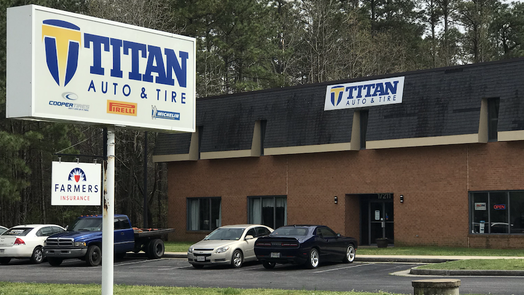 Titan Auto & Tire | 17211 Hull Street Rd, Moseley, VA 23120, USA | Phone: (804) 739-9323