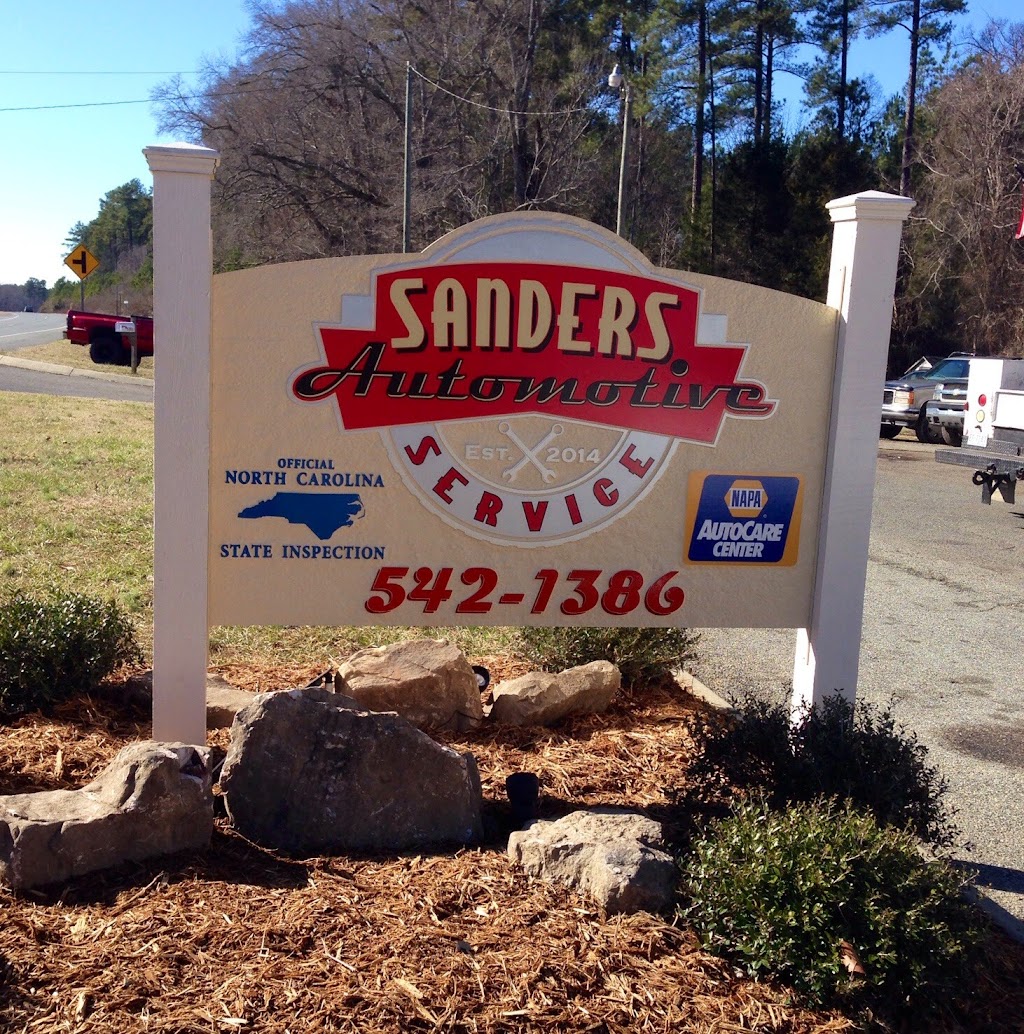 Sanders Automotive | 73 Sanders Auto Dr, Pittsboro, NC 27312, USA | Phone: (919) 542-1386