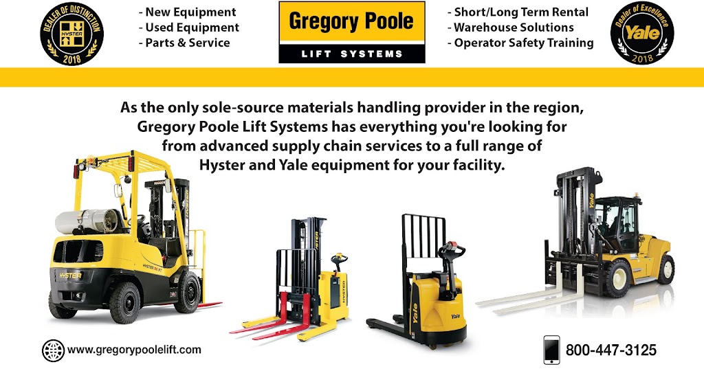 Gregory Poole Lift Systems - Richmond | 5808 Midlothian Turnpike, Richmond, VA 23225, USA | Phone: (804) 232-7816