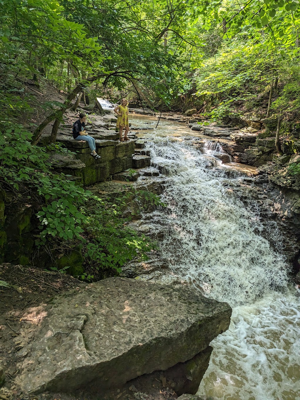 Indian Run Falls | 700 Shawan Falls Dr, Dublin, OH 43017, USA | Phone: (614) 410-4700