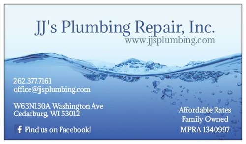 J Js Plumbing Repair | W63N130A Washington Ave, Washington Ave, Cedarburg, WI 53012, USA | Phone: (262) 377-7161